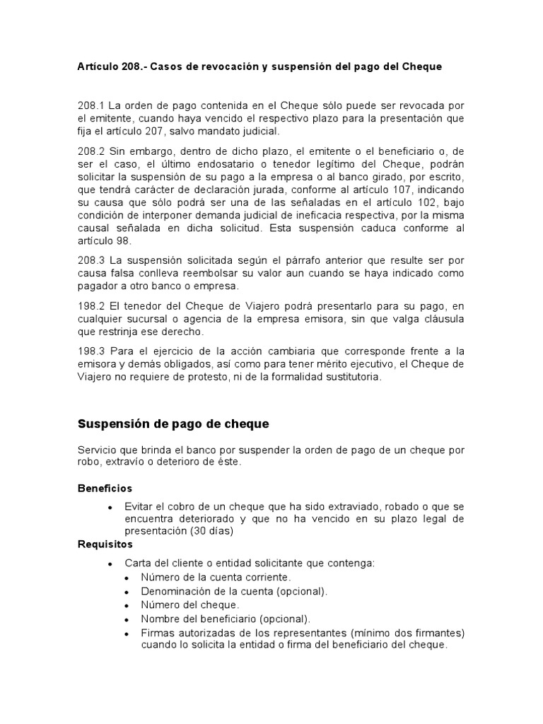 EL Cheque | PDF | Cheque | Bancos