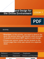 Lesson 8 Imaging and Design For The Online Environment