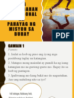 Lesson 2 Ang Kahalagahan NG Personal Na Misyon Sa Buhay