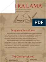 Sasindo Sastra Lama