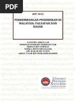 Download KPF3012 an Pendidikan Di Malaysia by Che Din SN65657007 doc pdf