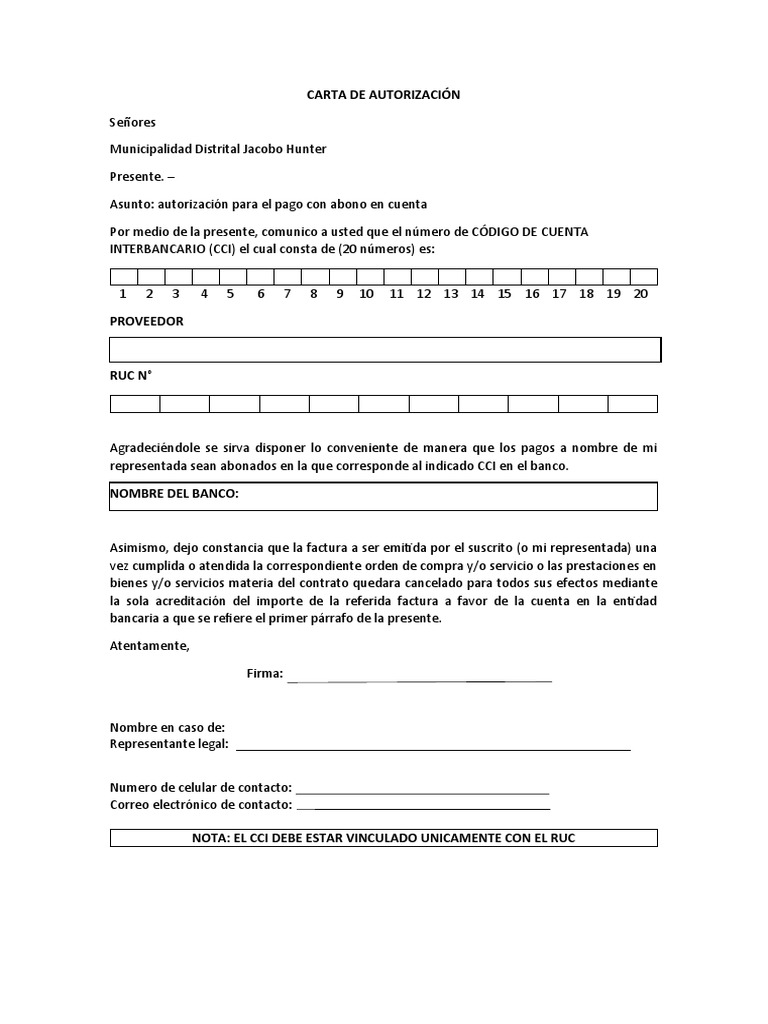 Cci Formato | PDF