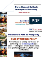 Oklahoma Budget Trends and Outlook (September 2011)