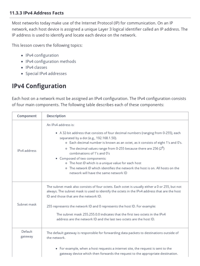 TestOut LabSim PDF Ip Address Computer Network