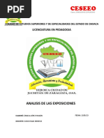 Analisis de Exposiciones