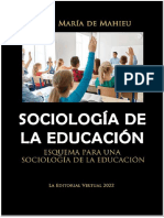 Sociologia de La Educacion - Jaime Maria de Mahieu