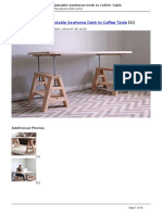 Ana White - Modern Indsutrial Adjustable Sawhorse Desk To Coffee Table - 2014-07-28