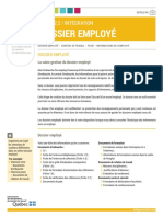 2.2 Fiche Intégration - Dossier Employé