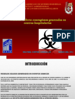 Residuos Infecto-Contagiosos Generados en Centros Hospitalarios