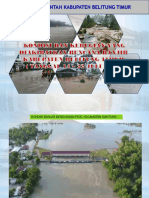 Paparan Bupati Belitung Timur, Lokasi Dan Kondisi Bencana Banjir Kab. Beltim 2017