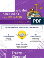 Ley 1123 de 2007, Codigo Disciplinario Del Abogado