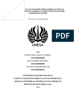 Analisis Evaluasi Video Pertandingan Pon XX Papua 2021-2