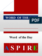 Word of The Day