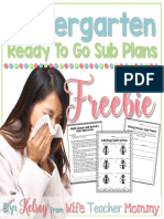 Kindergarten Free Sub Plans