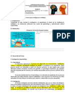 6 Inteligencia y Aprendizaje. Teoría de Las Inteligencias Múltiples