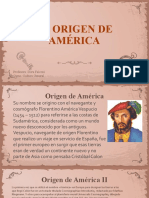 Origen de América