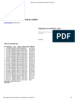 Calculadora de Amortización de Créditos