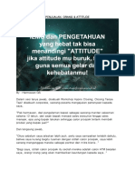 Artikel 24 - Bisnis, Penjualan, Orang & Attitude