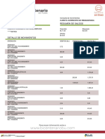 Datos de La Cuenta Resumen de Saldos