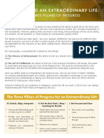 Tony Robbins - 1 Page 3 Pillars For Progress How-To-Lead-An-Extraordinary-Life