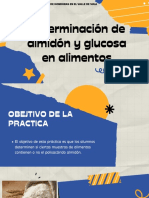 Determinación de Almidón y Glucosa en Alimentos