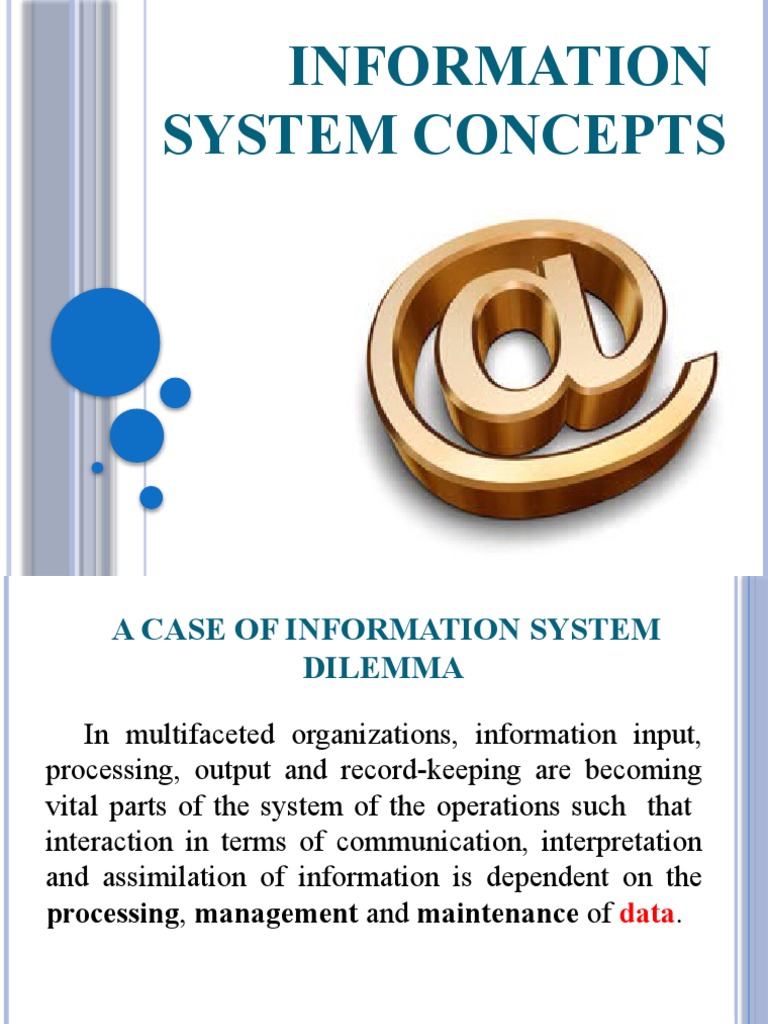 (Chapter 2) INFORMATION SYSTEM CONCEPTS | PDF | Information ...