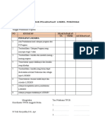 Daftar Tilik Pelaksanaan Lokbul Puskesmas