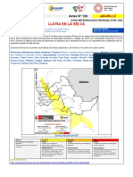 Aviso Meteorológico DZ10 No 136-2023 - LLUVIA EN LA SELVA