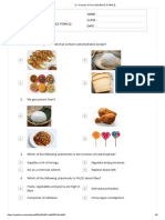 3.1 Classes of Food (SCIENCE FORM 2)