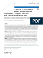 Albumin in aSAH NeuroCrit2023