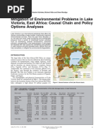 Mitigation of Environmental Problems in