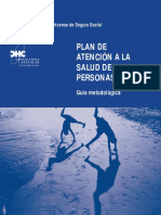 Plan de Atención A La Salud de Las Personas (Pasp) : Guía Metodológica