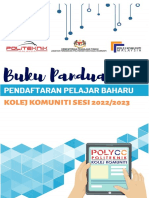 2 Buku Panduan Pendaftaran Pelajar Baharu Kolej Komuniti Sesi 1 2022-2023-Latest