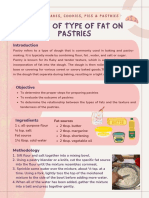 Week 14 - Effect of Fat To Pastries Infographic