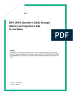 HPE 3PAR StoreServ 20000 Storage Service and Upgrade Guide Service Edition