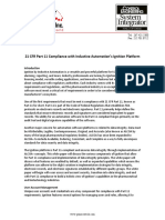 Ignition 21 CFR Part 11 Compliance - Panacea Technologies