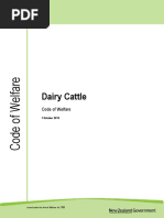 Code of Welfare Dairy Cattle