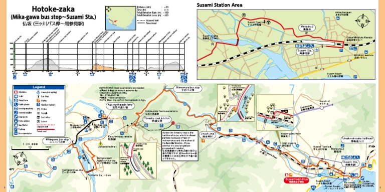Kumano Kodo Ohechi Route Maps Hotoke Zaka | PDF