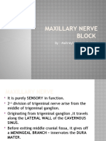 Maxillary Nerve Block