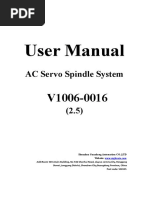 AC Servo Spindle System (V2.5)-U