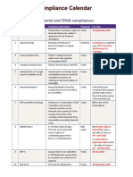 Compliance Calender