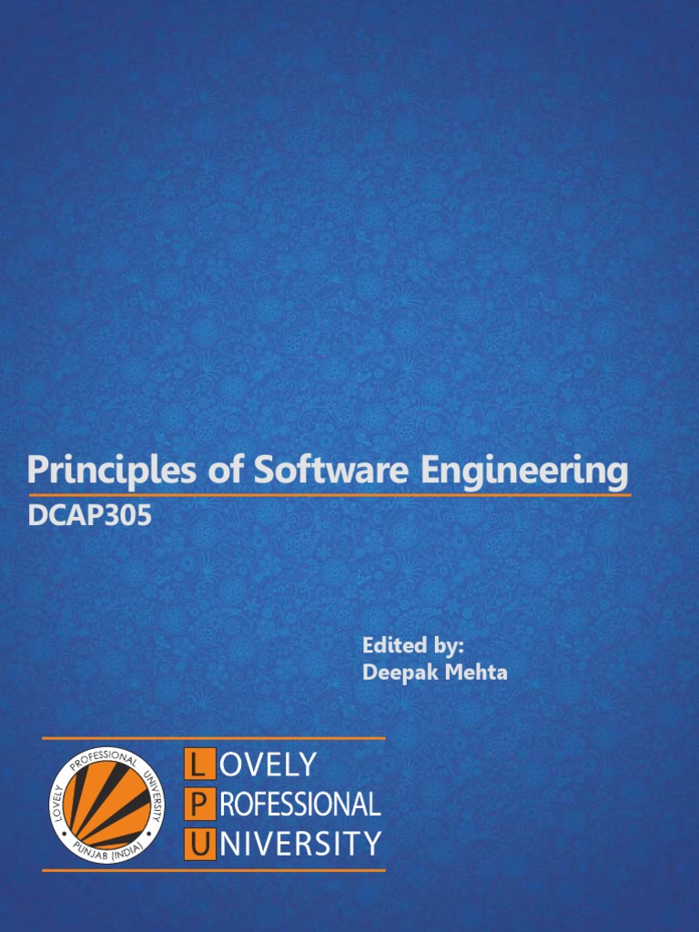 7545 Dcap305 Principles of Software Engineering | PDF | Programming