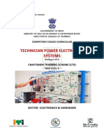 Curriculum - Technician Power Electronics Systems - CTS - NSQF-5