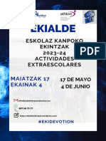 Ekialde Eskolaz Kanpoko Ekintzak 23-24