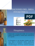 Definiciones y Conceptos de Fitoquimica 2011