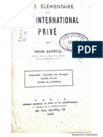 Droit International Privé Henri BATIFFOL