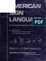American Sign Language Dictionary (Martin L. A. Sternberg)