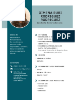 Curriculum de Ximena Rodriguez