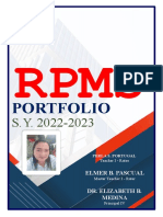 2022 2023 - RPMS Portfolio Template G4