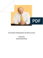 The Six Basic Leadership Rules Jack Welch Lives by